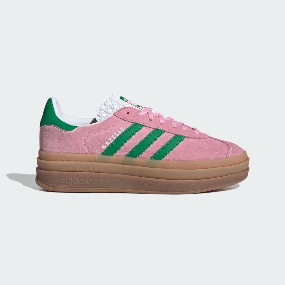 Adidas Gazelle Bold Shoes True Pink / Green / Cloud White