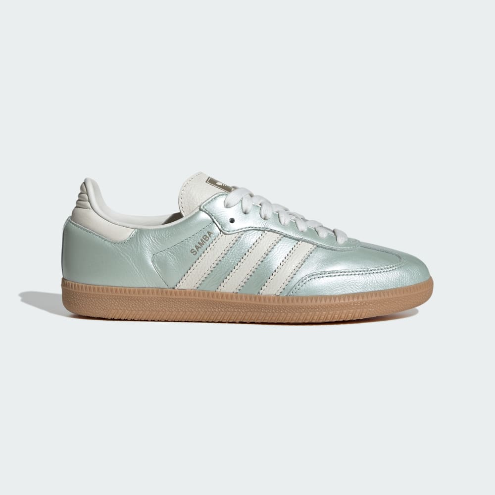 Adidas Samba OG Shoes Linen Green Met. / Off White / Cyber Metallic