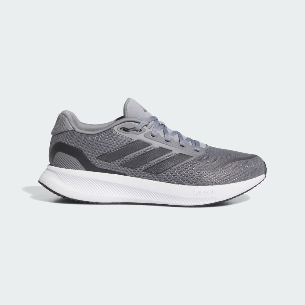 Adidas Runfalcon 5 Wide Running Shoes Grey Three / Carbon / Cloud White