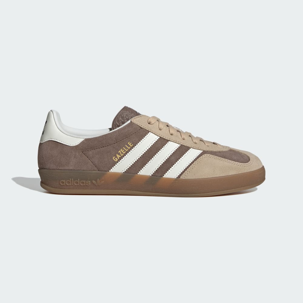 Adidas Gazelle Indoor Shoes Earth Strata / Cloud White / Magic Beige