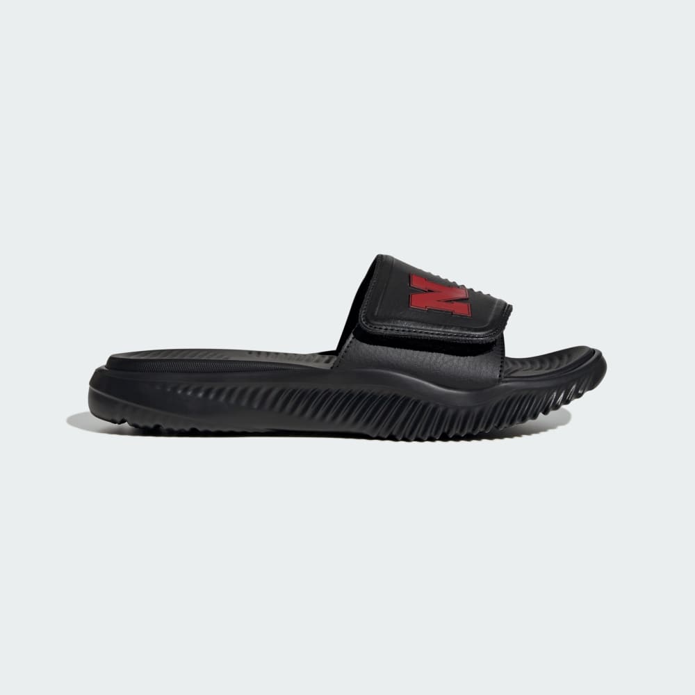 Adidas Nebraska Alphabounce Slide 2.0 Core Black / Team Power Red 2 / Core Black