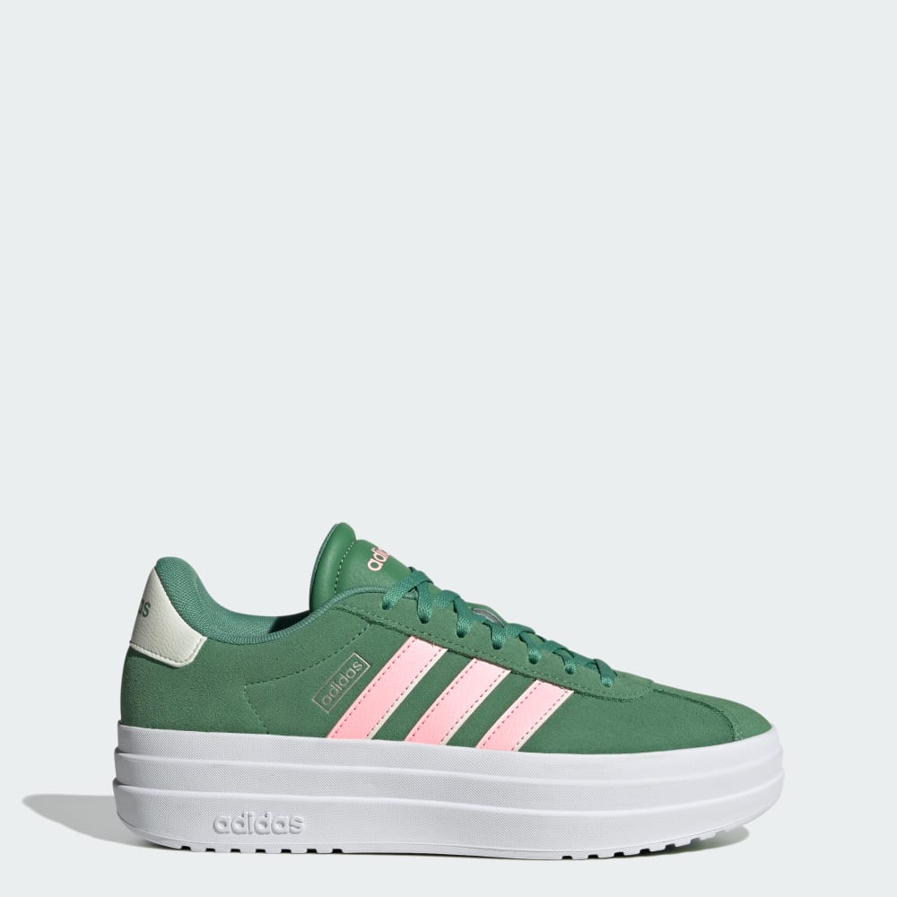 Adidas VL Court Bold Shoes Preloved Green / Pink Spark / Ivory