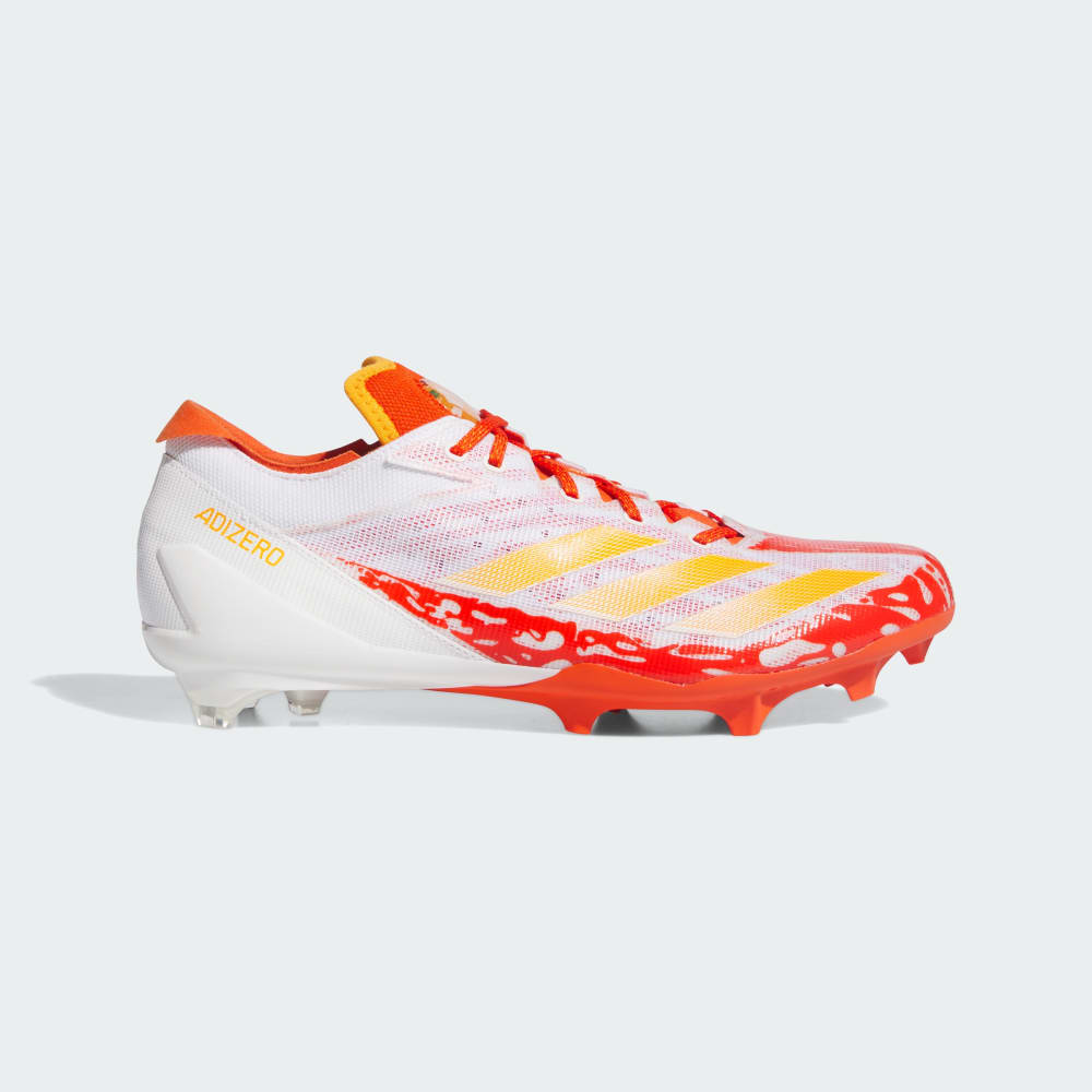 Adidas Adizero Electric Speed Juice Football Cleats Cloud White / Collegiate Orange / Cloud White