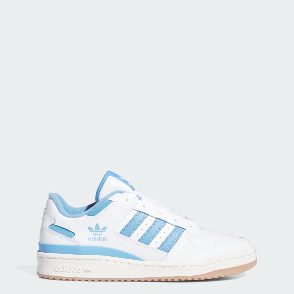 Adidas Forum Low CL Shoes Cloud White / Team Light Blue / Cloud White