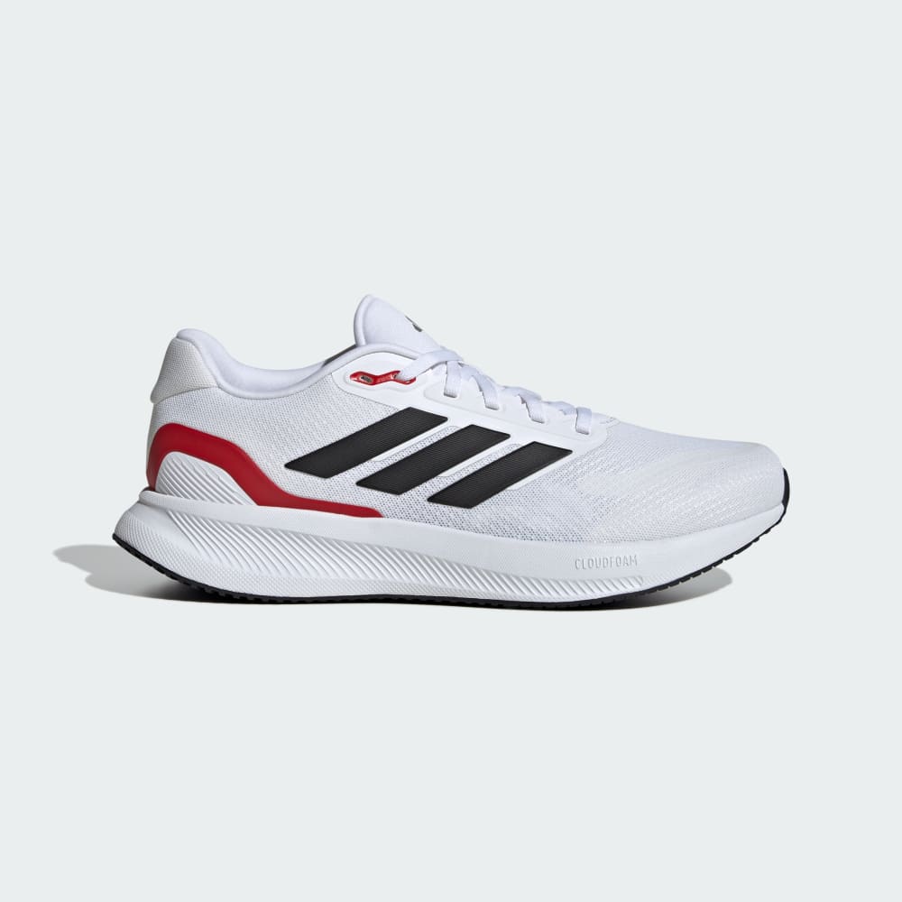 Adidas Runfalcon 5 Wide Running Shoes Cloud White / Core Black / Better Scarlet