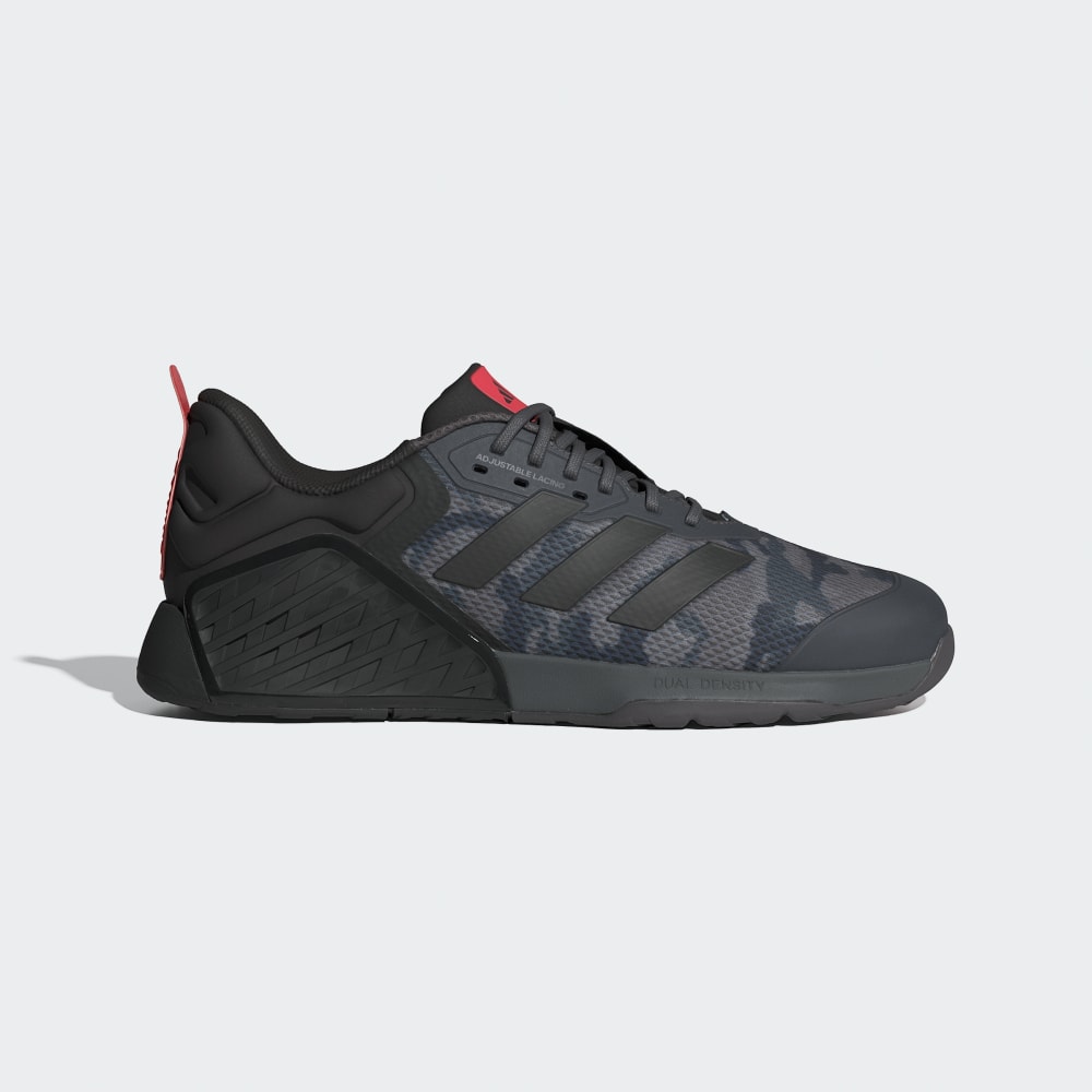 Adidas Dropset 3 GFX Shoes Grey Five / Core Black / Bright Red