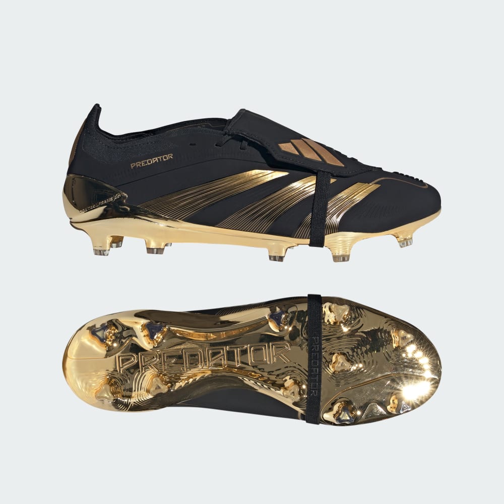 Adidas Predator Elite Bellingham Firm Ground Soccer Cleats Core Black / Core Black / Gold Metallic