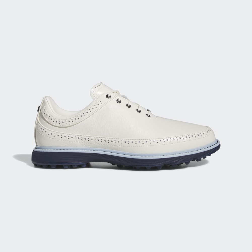 Adidas MC80 Spikeless Golf Shoes Off White / Collegiate Navy / Wonder Blue