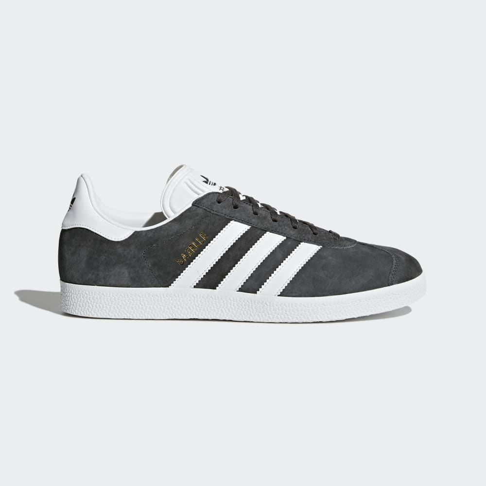 Adidas Gazelle Shoes Dgh Solid Grey / White / Gold Metallic