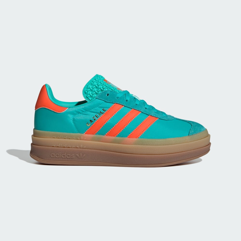 Adidas Gazelle Bold Shoes Mint Rush / Impact Orange / Mint Rush