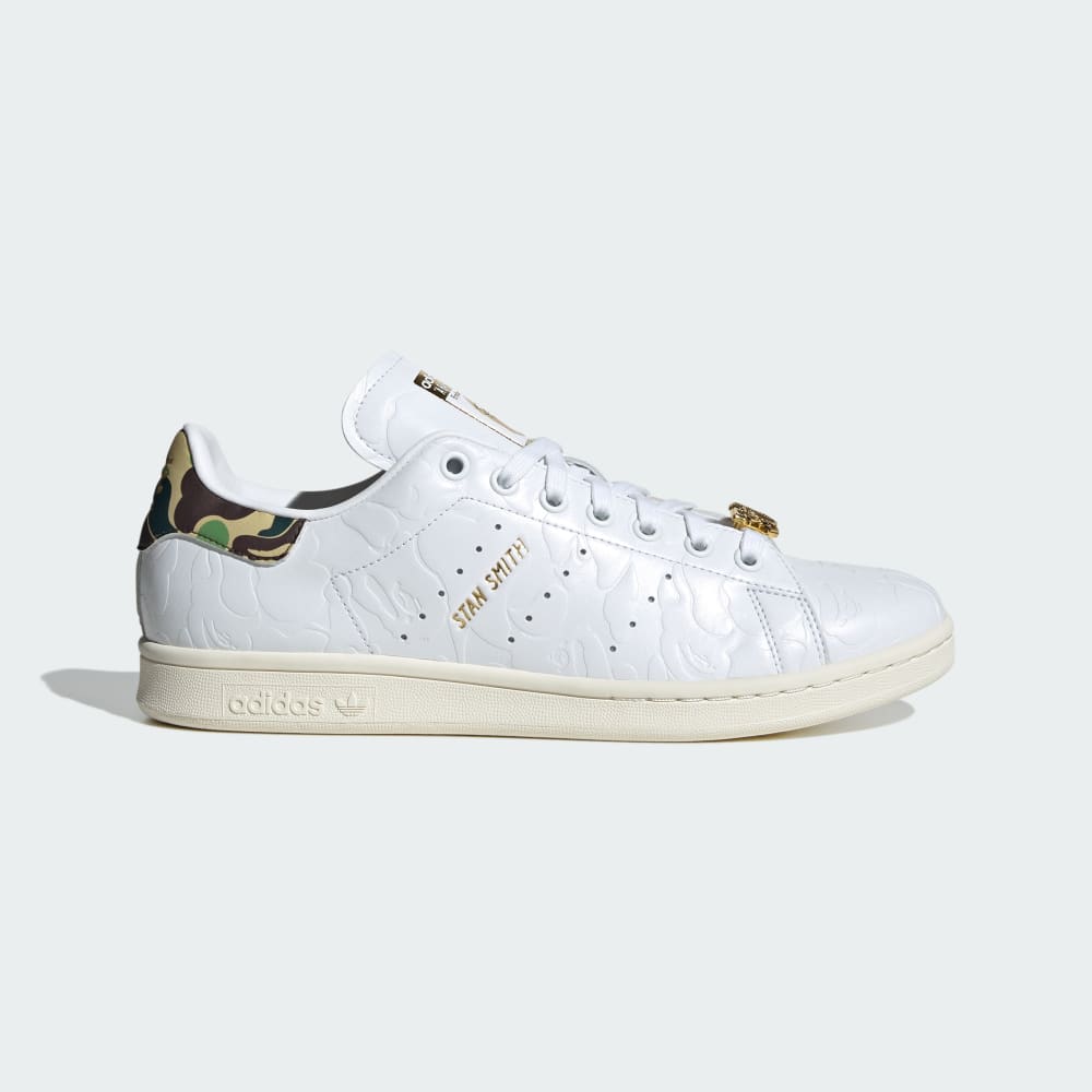 Adidas BAPE x adidas Stan Smith Shoes Cloud White / Cloud White / Off White