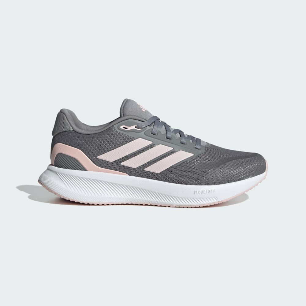 Adidas Runfalcon 5 Wide Running Shoes Grey Three / Sandy Pink / Cloud White