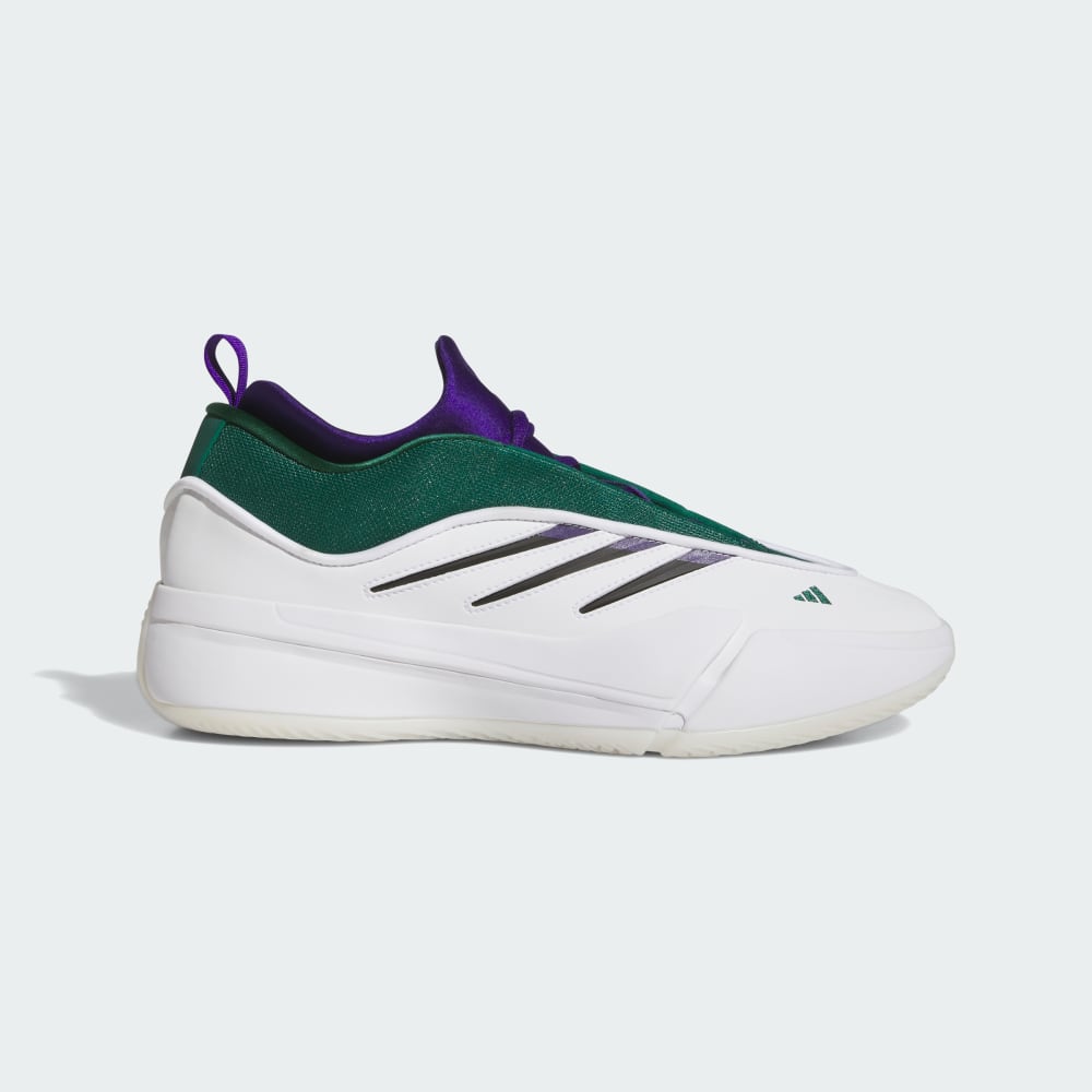 Adidas Dame 9 Low Shoes Cloud White / Core Black / Collegiate Green