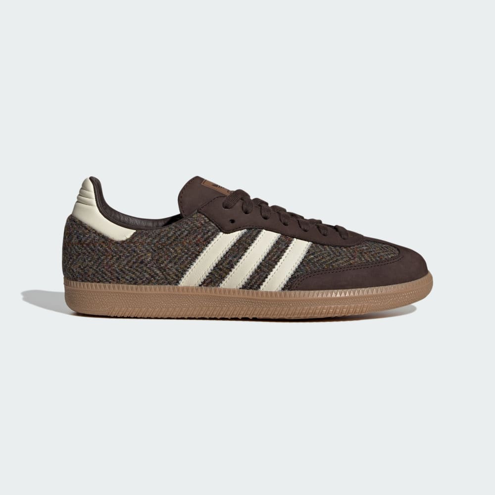 Adidas Samba OG Shoes Dark Brown / Cream White / Gum