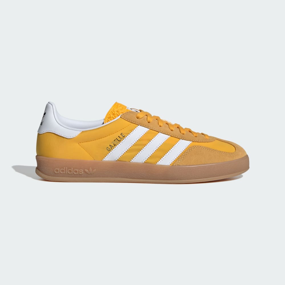 Adidas Gazelle Indoor Shoes Crew Yellow / Cloud White / Almost Yellow