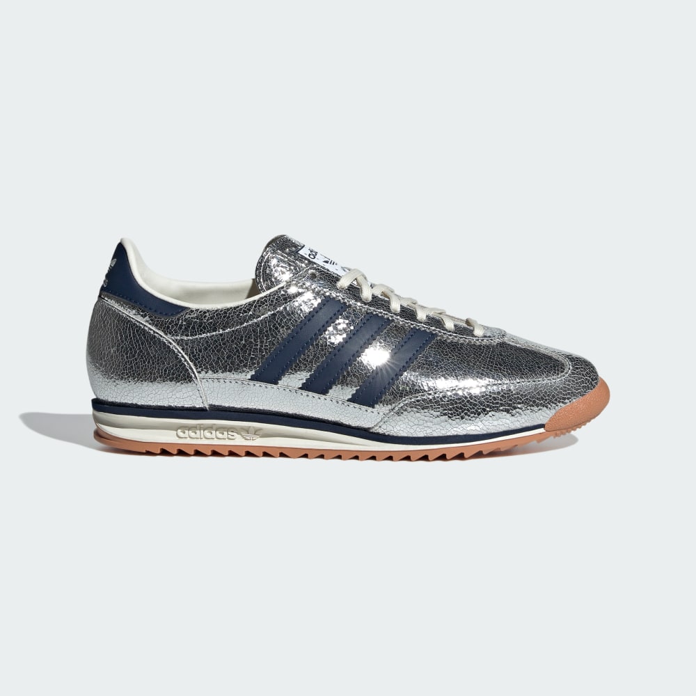 Adidas SL 72 OG Shoes Silver Metallic / Collegiate Navy / Off White