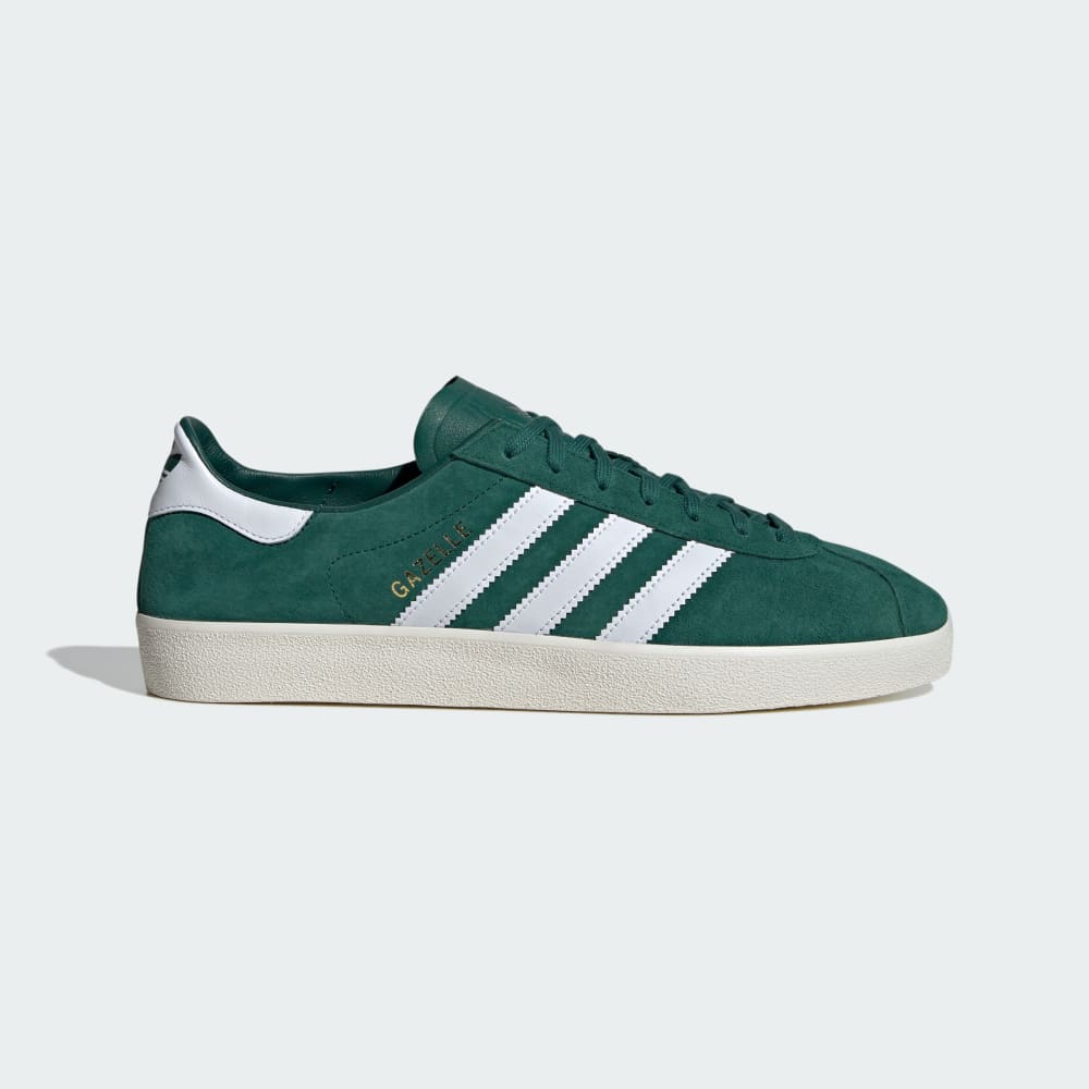 Adidas Gazelle Decon Shoes Collegiate Green / Cloud White / Gold Metallic