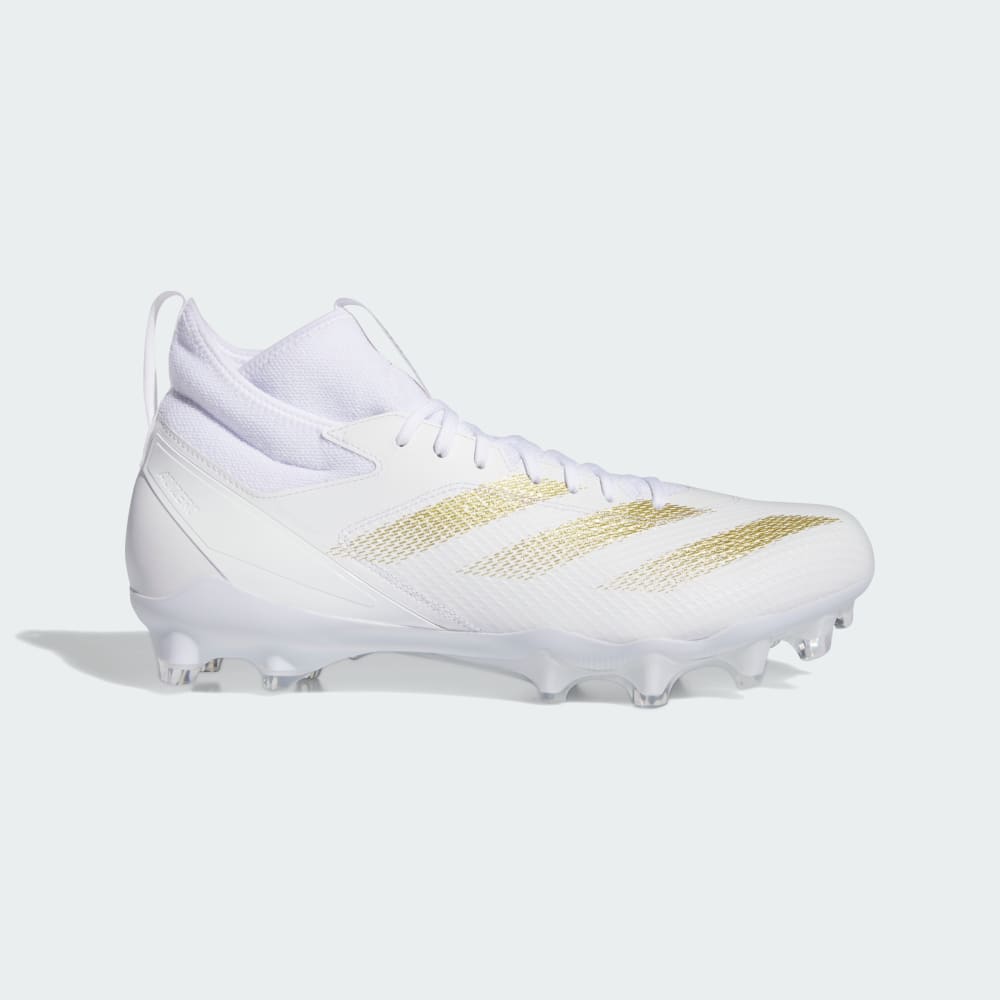 Adidas Adizero Impact Football Cleats Cloud White / Gold Metallic / Cloud White