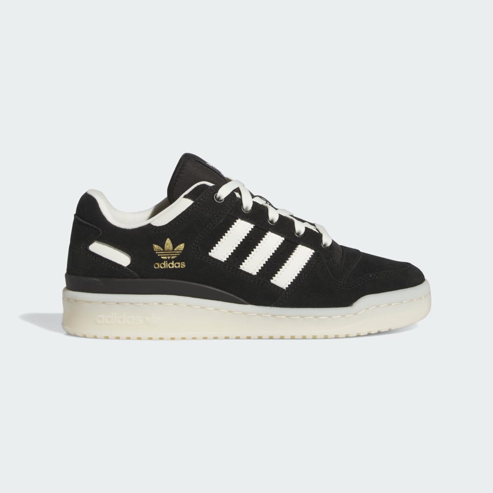 Adidas Forum Low CL Shoes Core Black / Ivory / Sand Strata