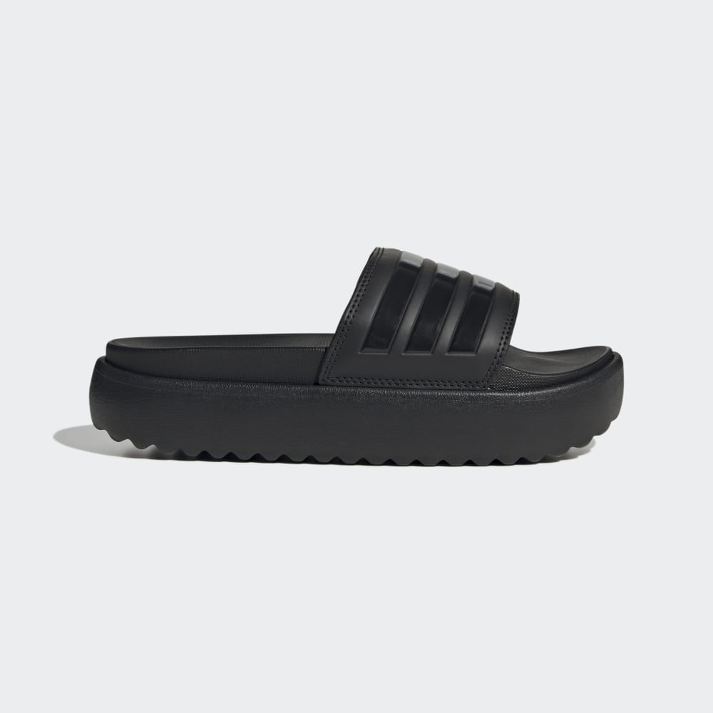 Adidas Adilette Platform Slides Core Black / Core Black / Core Black