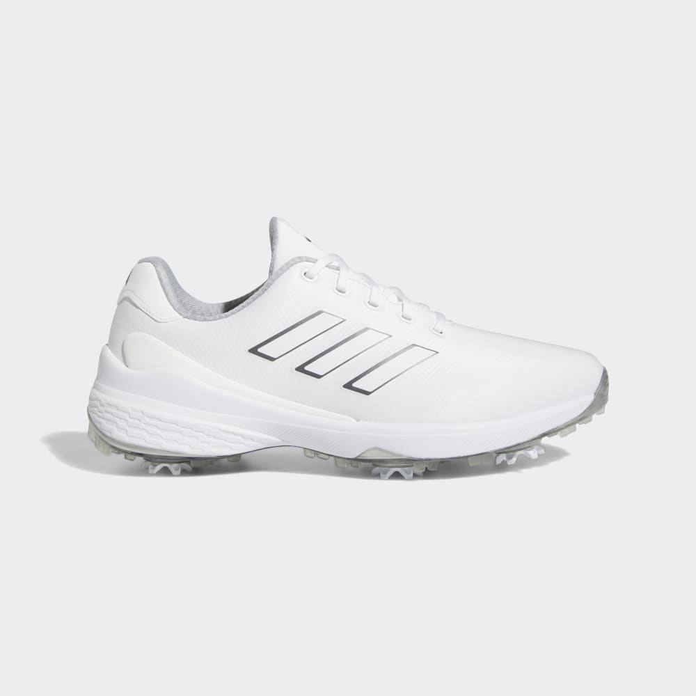 Adidas ZG23 Wide Golf Shoes Cloud White / Dark Silver Metallic / Silver Metallic