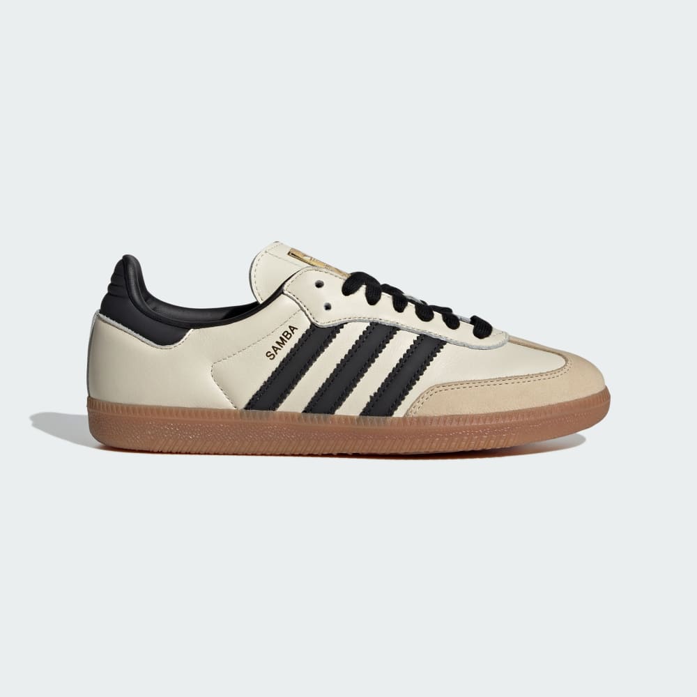 Adidas Samba OG Shoes Cream White / Core Black / Sand Strata