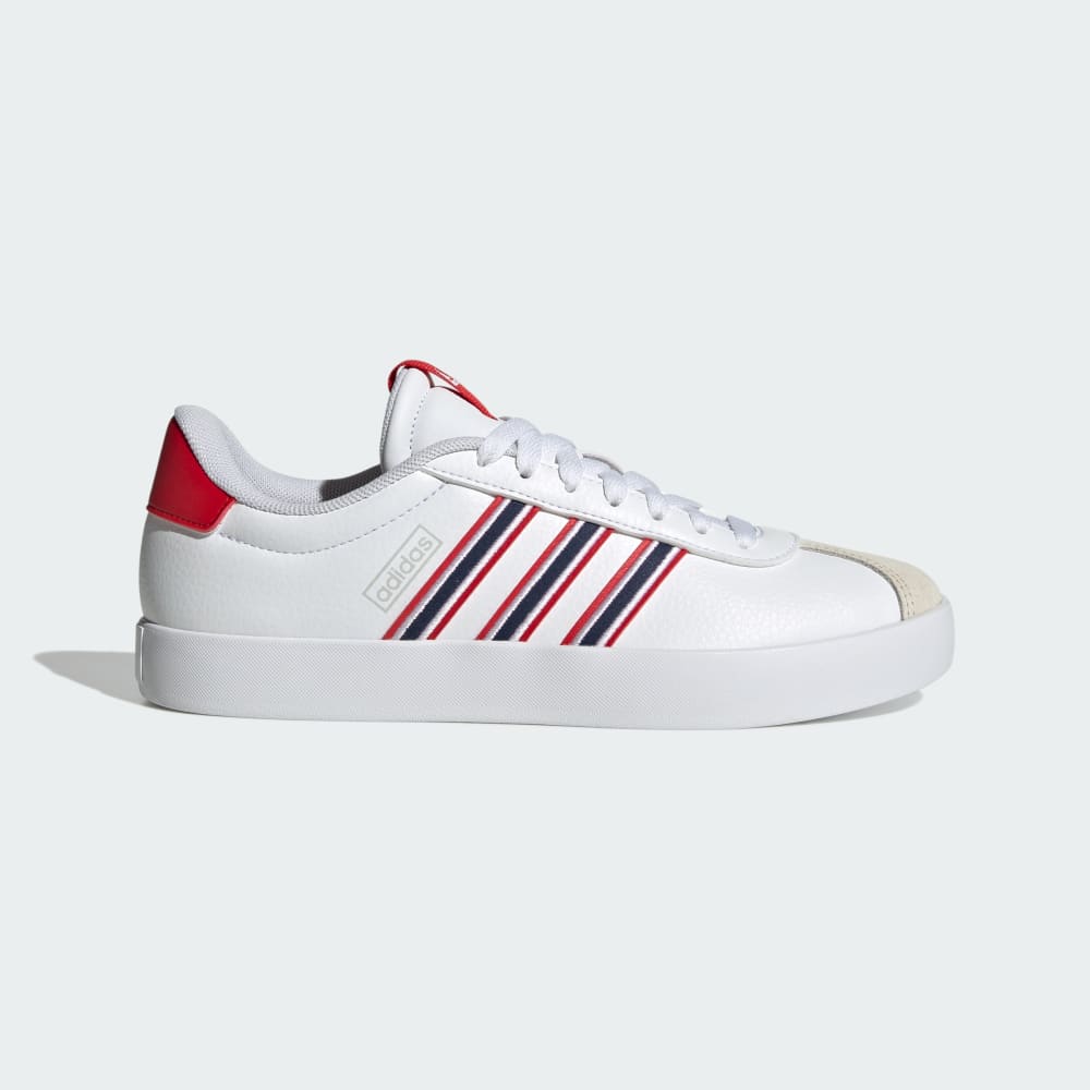 Adidas VL Court 3.0 Shoes Cloud White / Team Navy Blue 2 / Better Scarlet