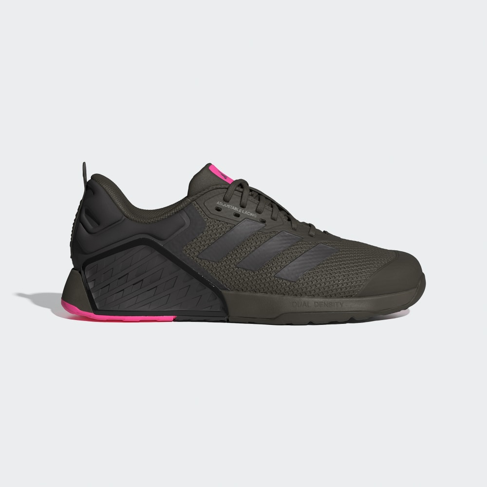 Adidas Dropset 3 Shoes Shadow Olive / Core Black / Lucid Pink