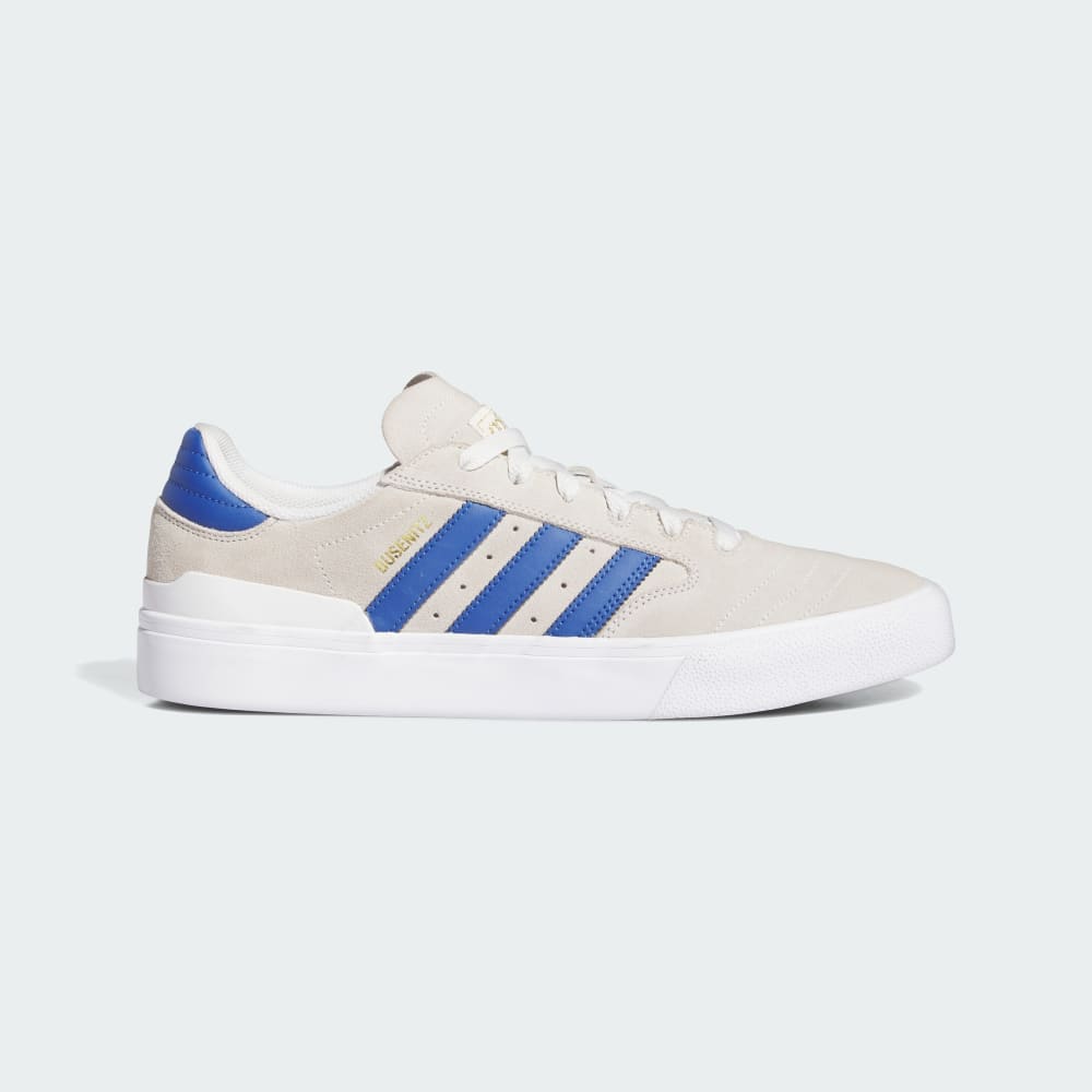 Adidas Busenitz Vulc II Shoes Crystal White / Royal Blue / Gold Metallic