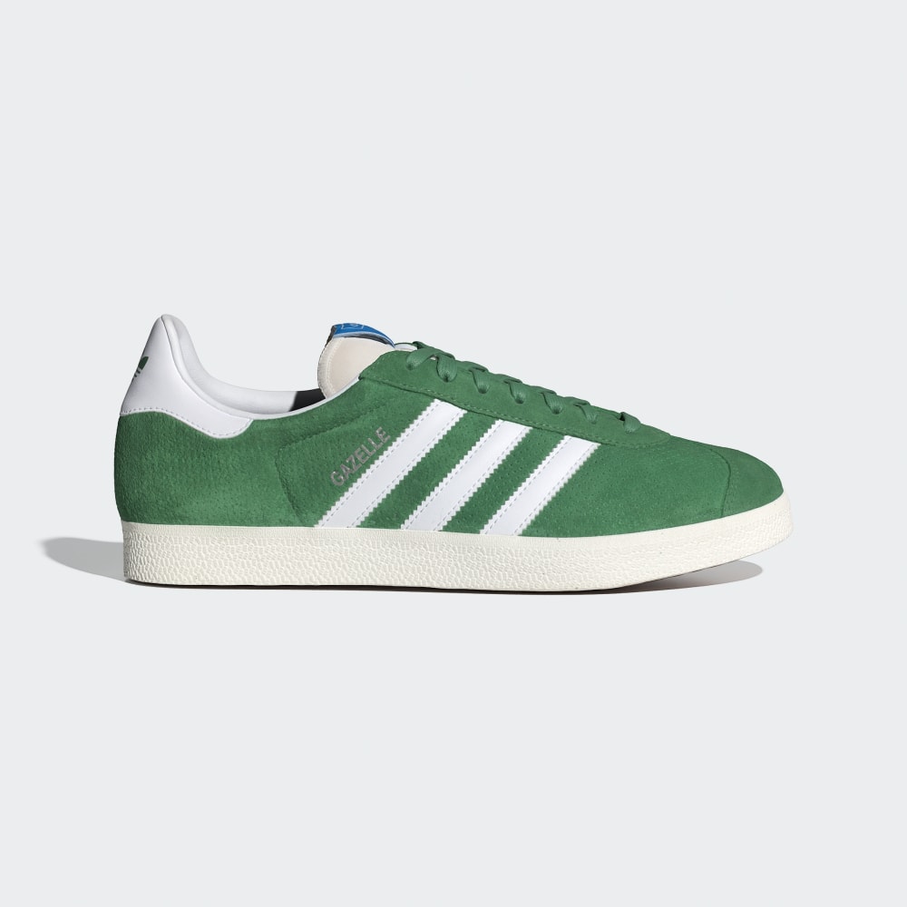 Adidas Gazelle Shoes Preloved Green / Cloud White / Core White