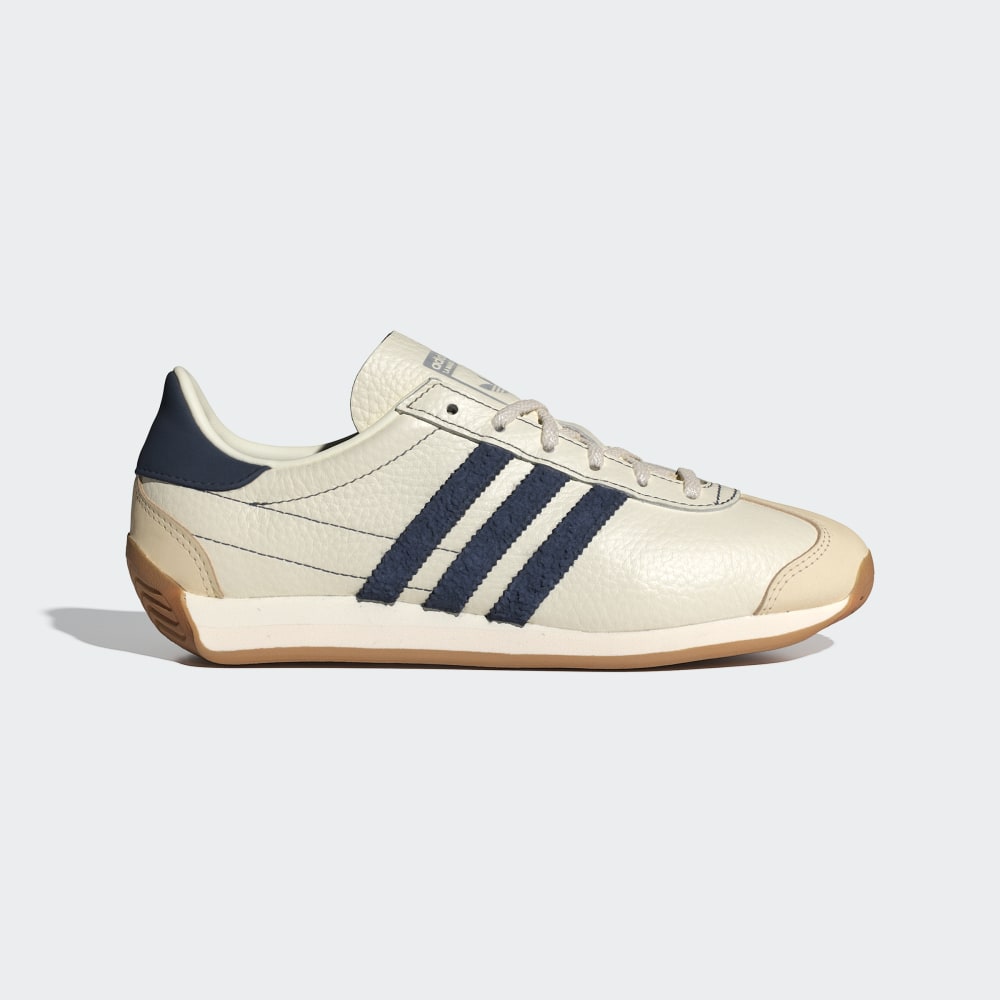 Adidas Country OG Shoes Night Indigo / Off White / Silver Metallic