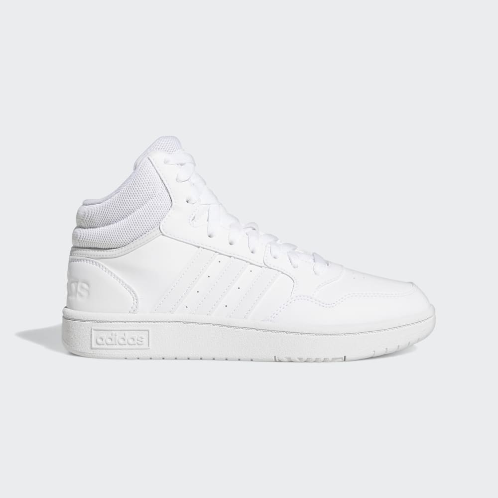 Adidas Hoops 3.0 Mid Classic Shoes Cloud White / Cloud White / Dash Grey