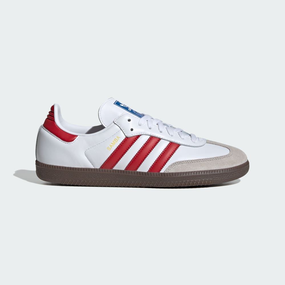 Adidas Samba OG Shoes Cloud White / Better Scarlet / Supplier Colour