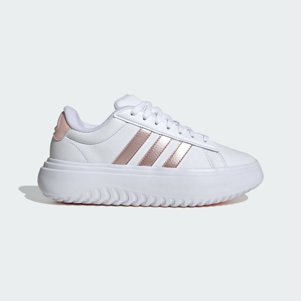 Adidas Grand Court Platform Shoes Cloud White / Sandy Pink Met. / Sandy Pink