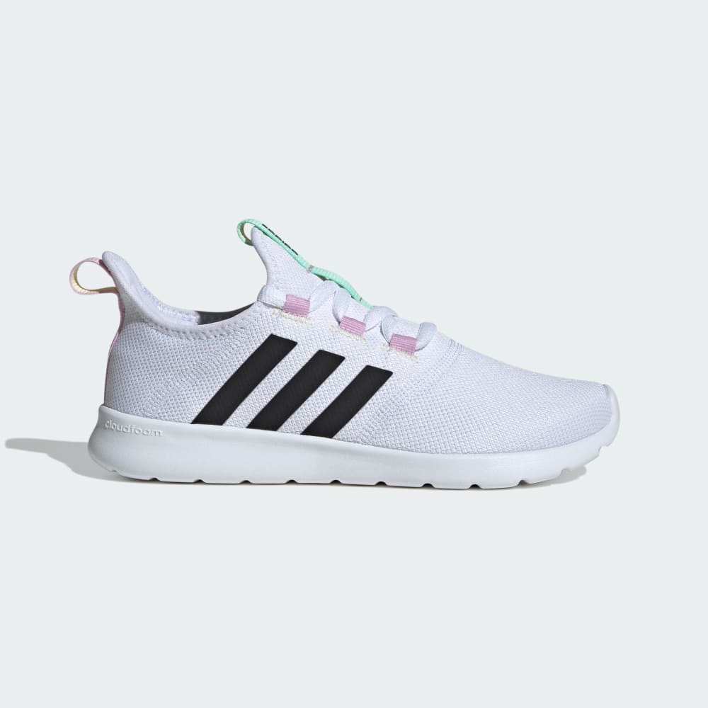 Adidas Cloudfoam Pure 2.0 Shoes Cloud White / Core Black / Pulse Mint