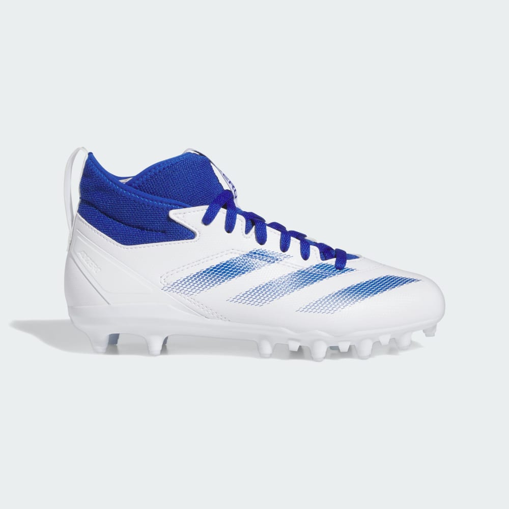 Adidas Adizero Impact.2 American Football Cleats Cloud White / Royal Blue / Cloud White