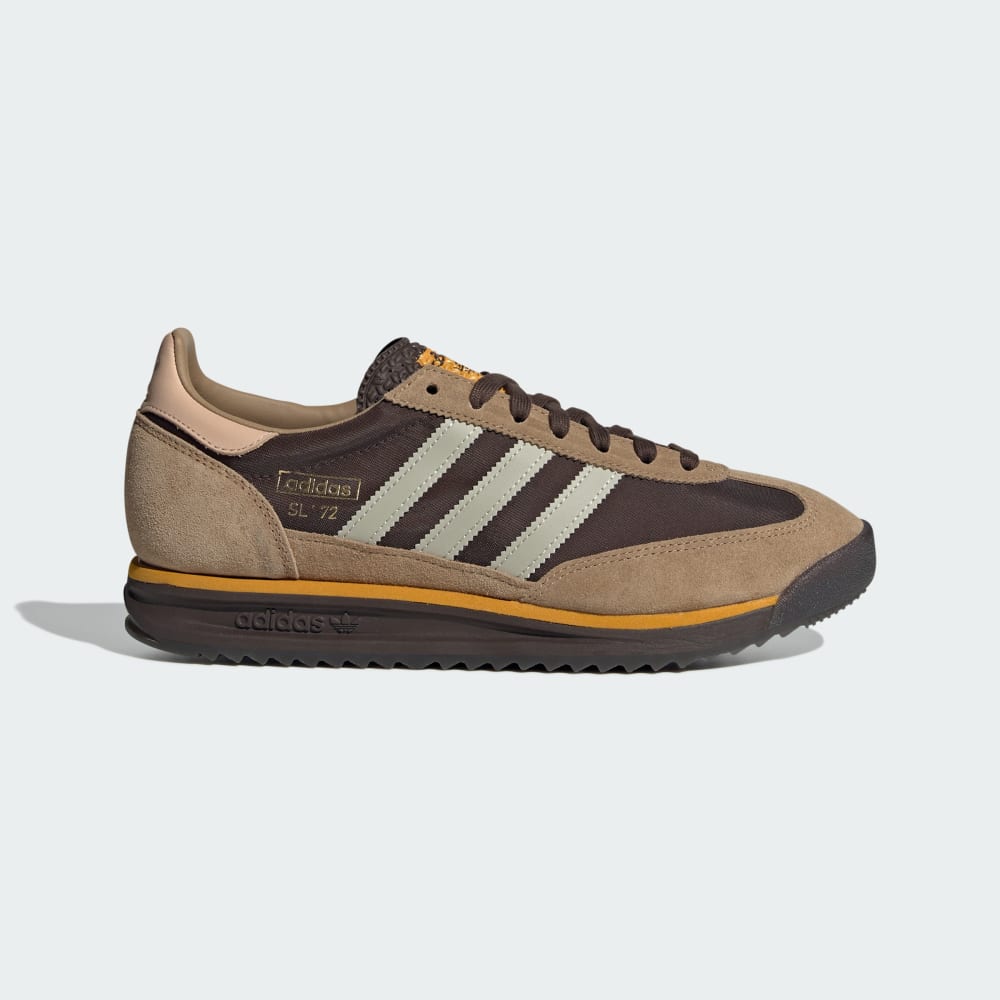 Adidas SL 72 RS Shoes Brown / Putty Grey / Preloved Yellow