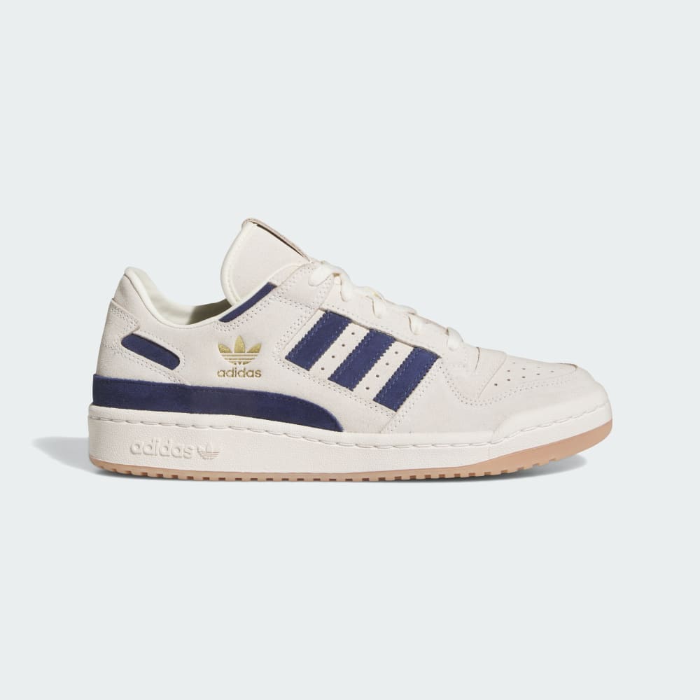 Adidas Forum Low CL Shoes Cream White / Dark Blue / Dark Blue