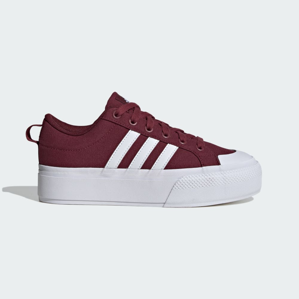 Adidas Bravada 2.0 Platform Shoes Shadow Red / Cloud White / Cloud White