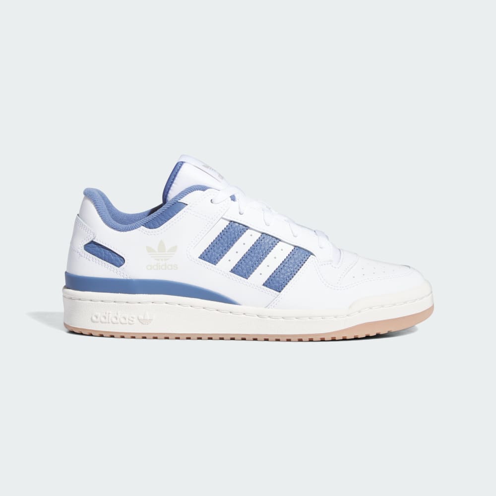 Adidas Forum Low CL Shoes Cloud White / Crew Blue / Cloud White