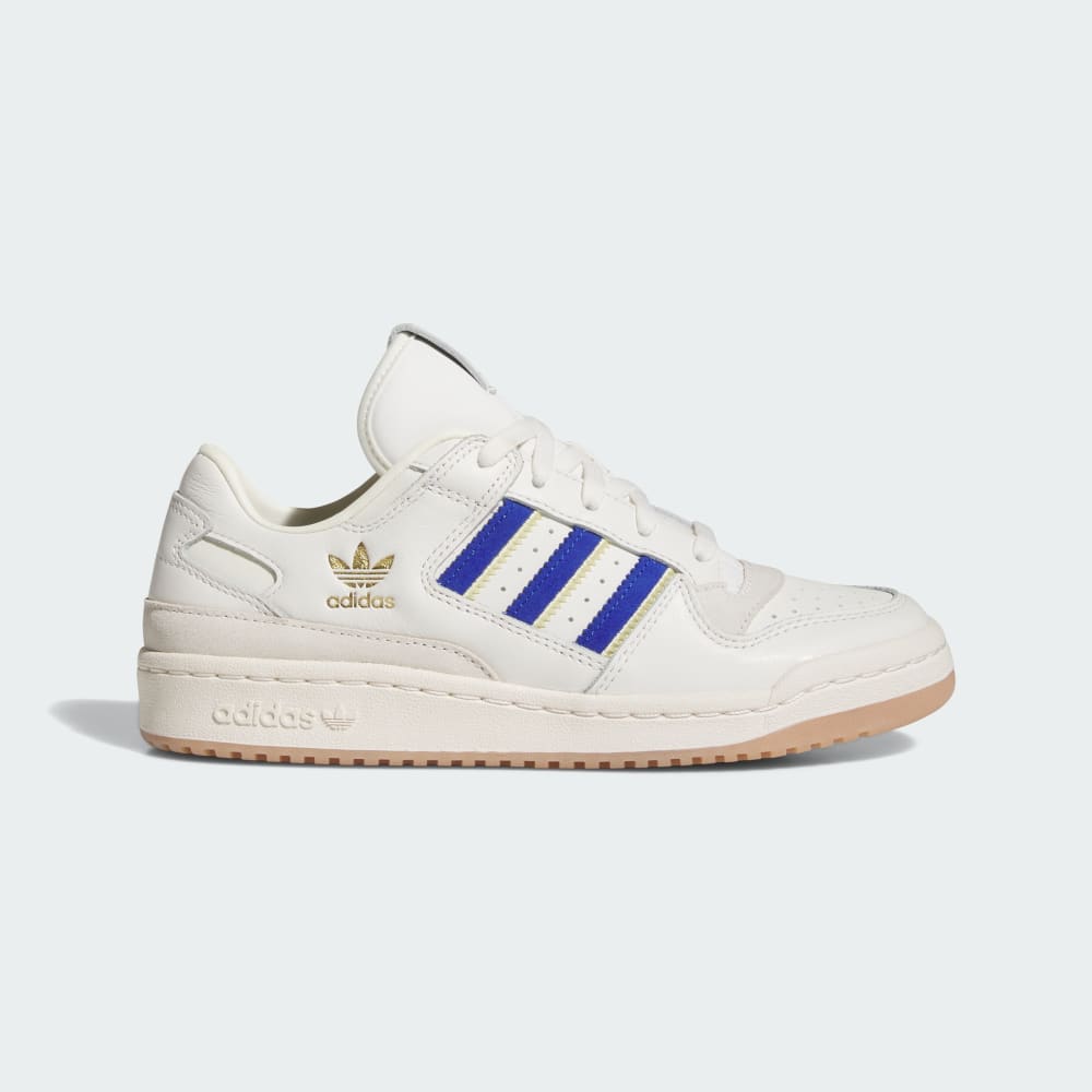 Adidas Forum Low CL Shoes Cloud White / Royal Blue / Almost Yellow