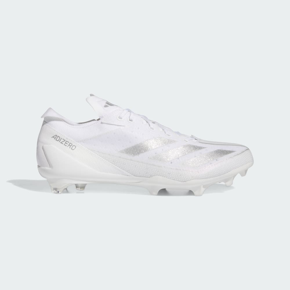 Adidas Adizero Electric Football Cleats Cloud White / Silver Metallic / Cloud White