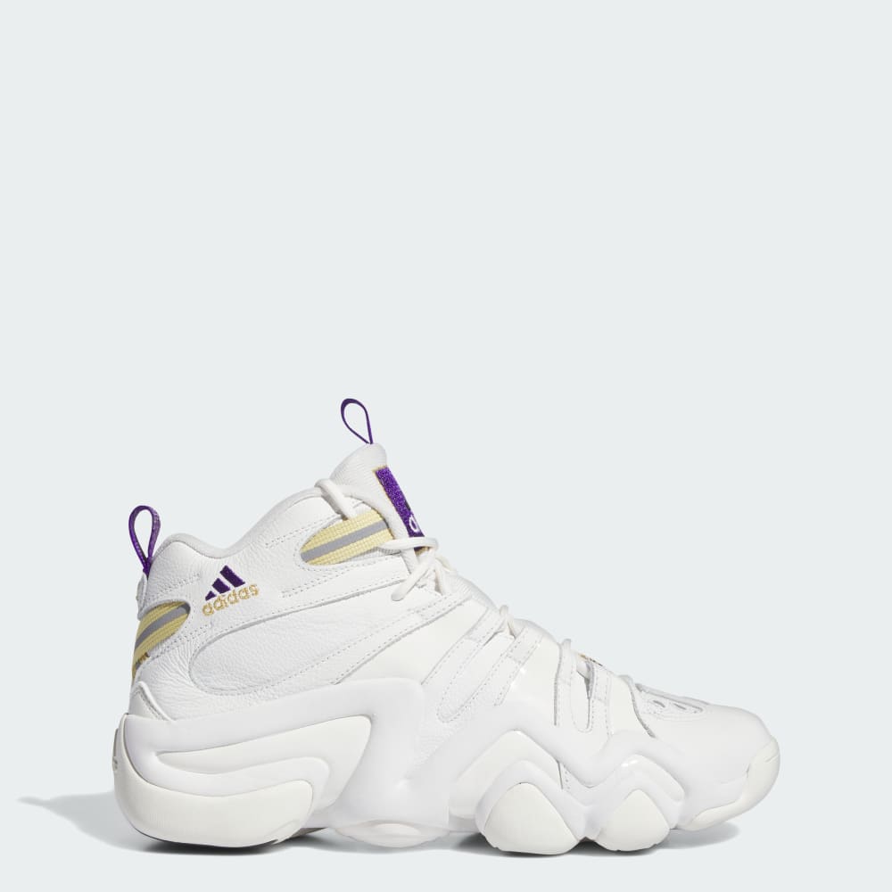 Adidas Crazy 8 Shoes Core White / Off White / Collegiate Purple