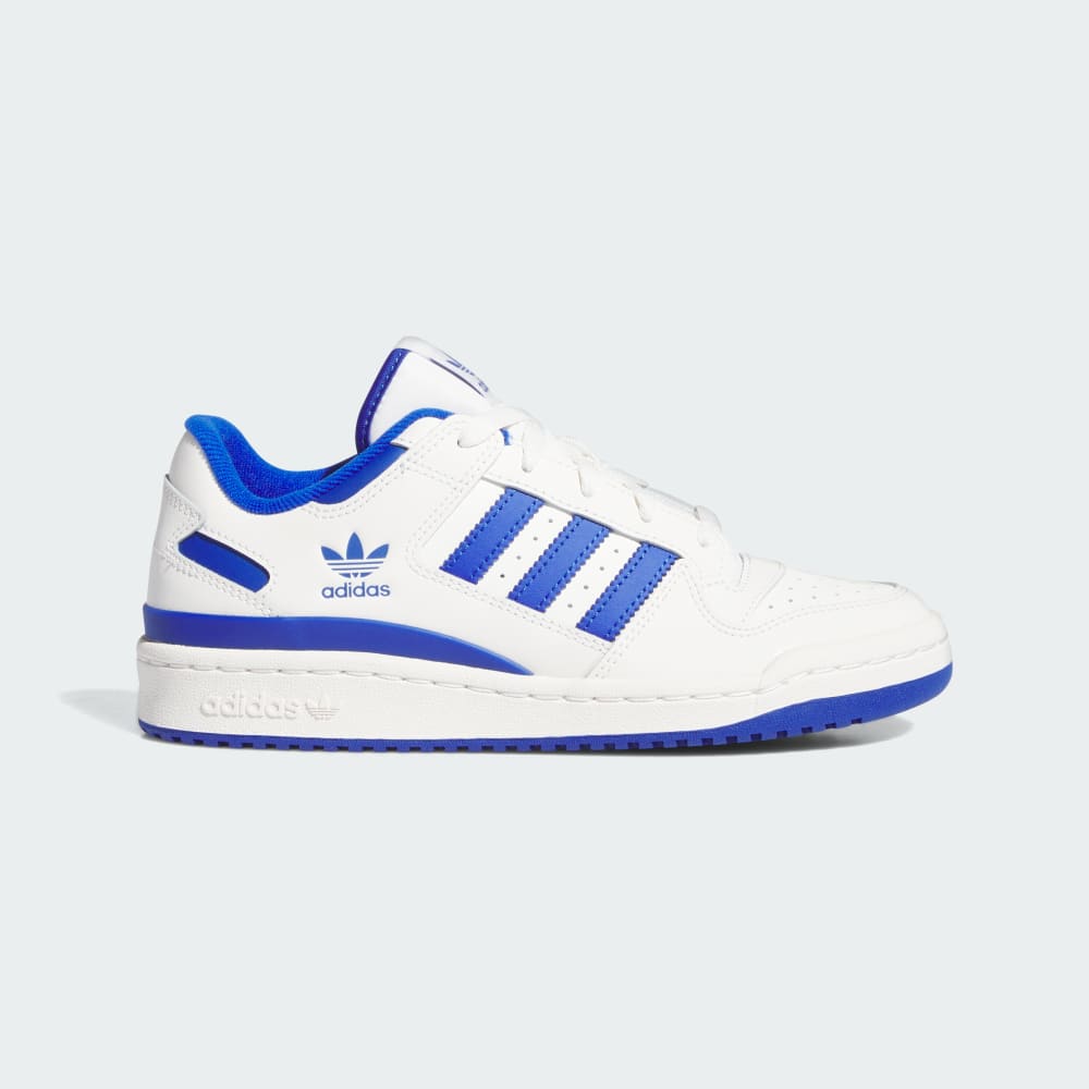 Adidas Forum Low CL Shoes Cloud White / Royal Blue / Cloud White