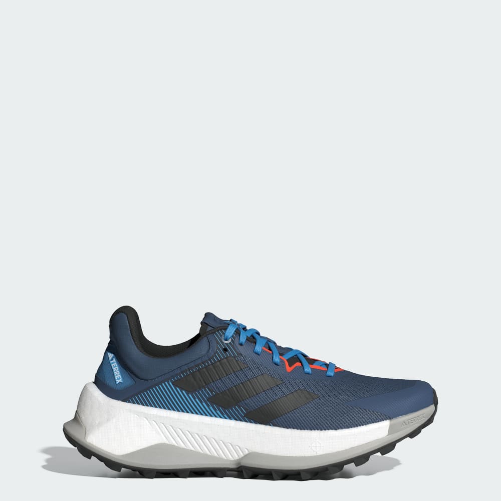 Adidas Terrex Soulstride Ultra Trail Running Shoes Wonder Steel / Core Black / Pulse Blue