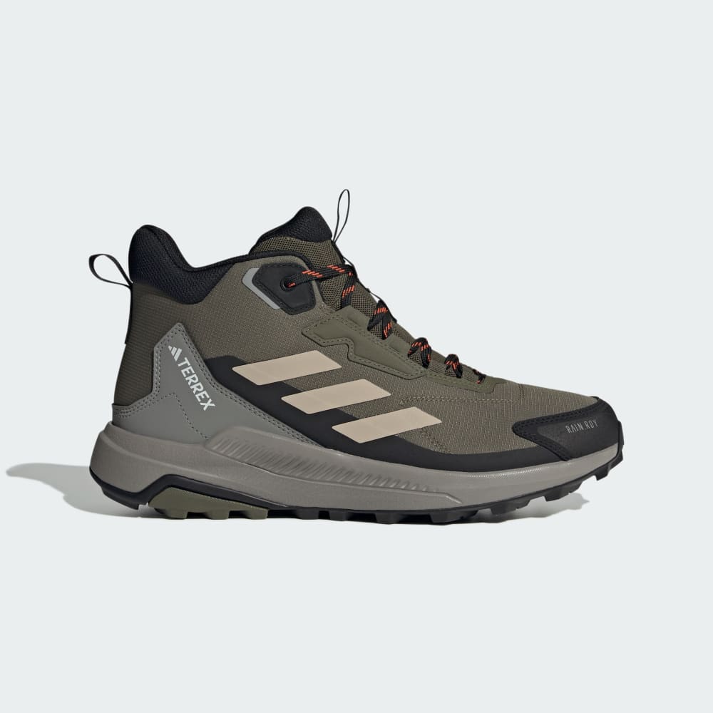 Adidas Terrex Anylander Mid Rain.Rdy Hiking Shoes Olive Strata / Wonder Beige / Core Black