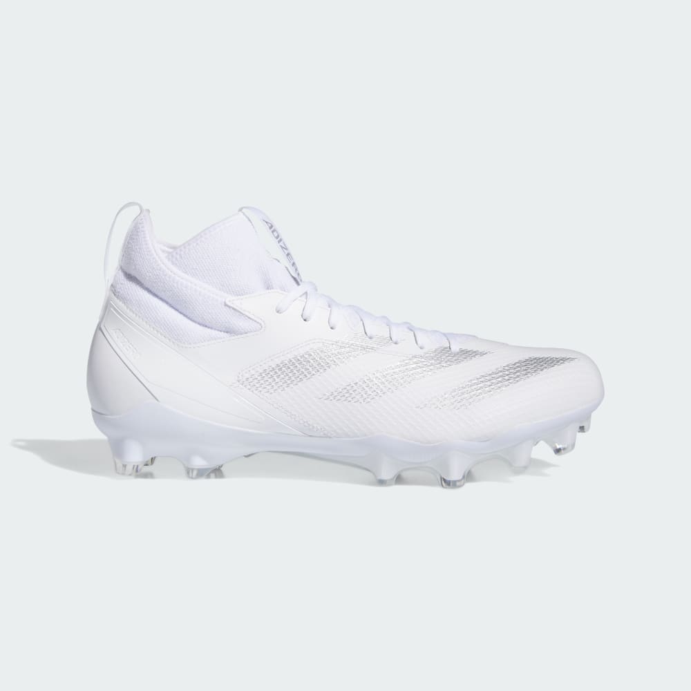 Adidas Adizero Impact Football Cleats Cloud White / Silver Metallic / Cloud White