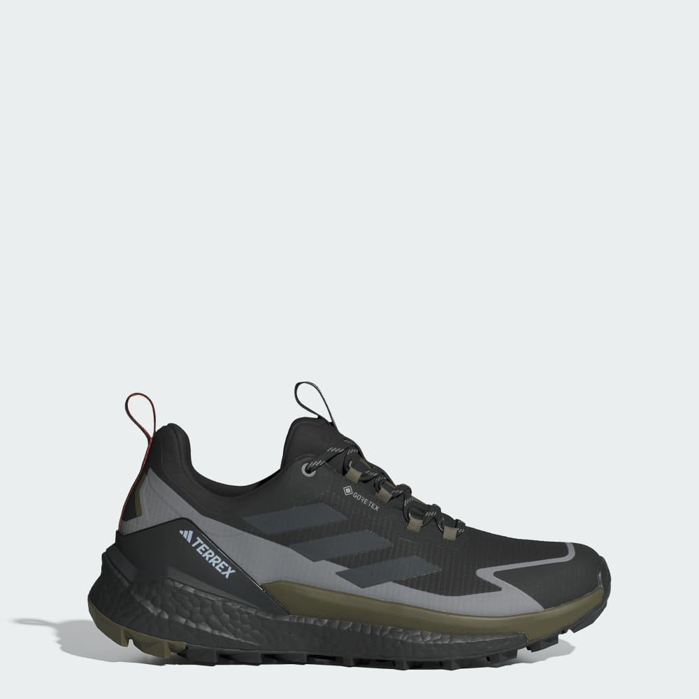 Adidas Terrex Free Hiker 2.0 Low Gore-Tex Hiking Shoes Core Black / Carbon / Olive Strata