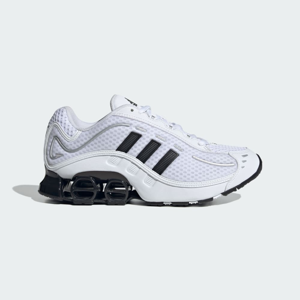 Adidas Megaride O1 Shoes Cloud White / Core Black / Silver Metallic