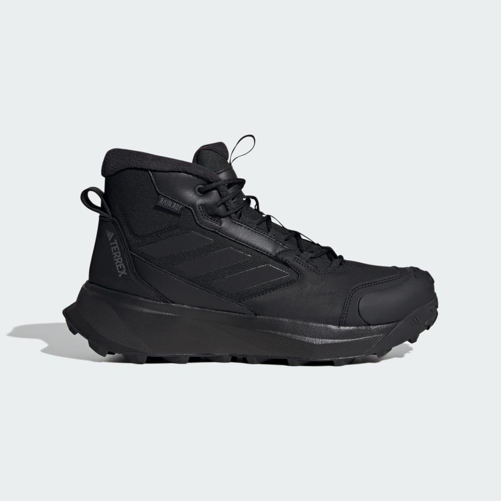 Adidas Terrex Winter Leather Mid Cut Rain.Rdy Cold.Rdy Boots Core Black / Core Black / Grey Four